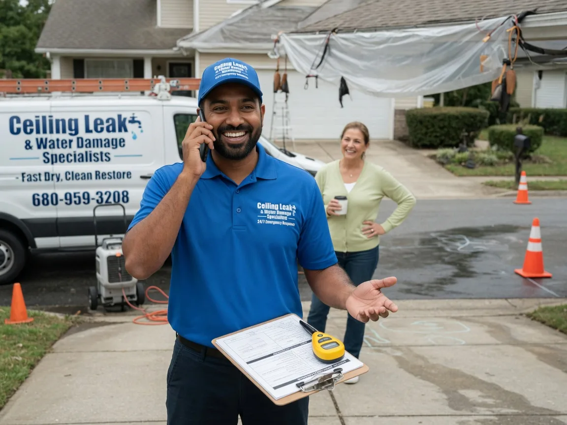 Ceiling Leak Cleanup Barboursville, WV FAQs